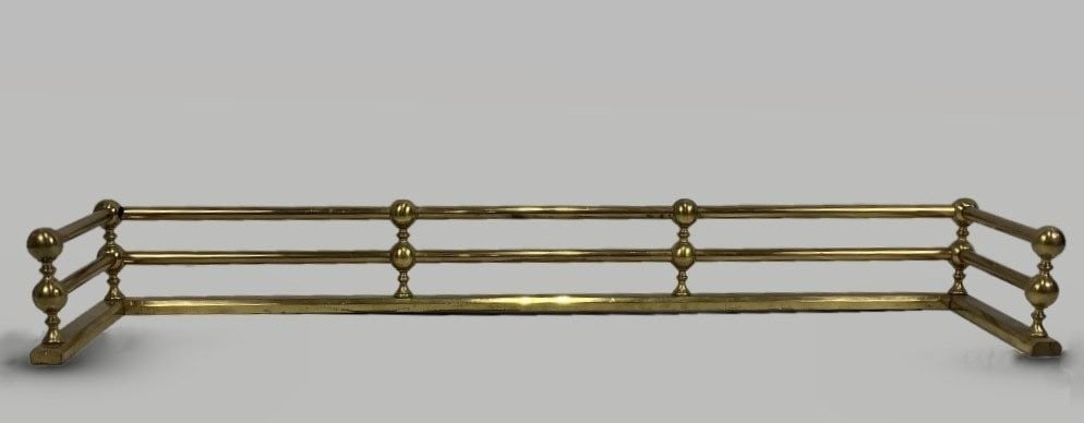 Brass Fireplace Fender - 5