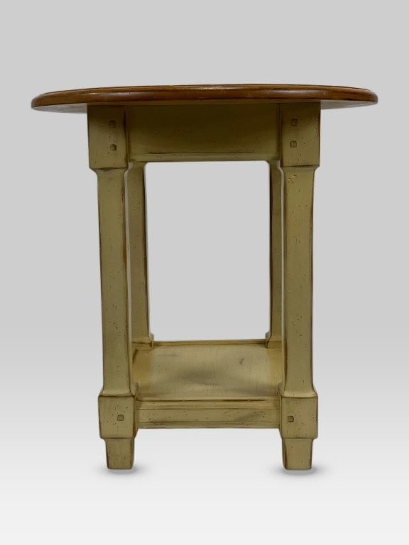 Farmhouse Round Side Table - 3