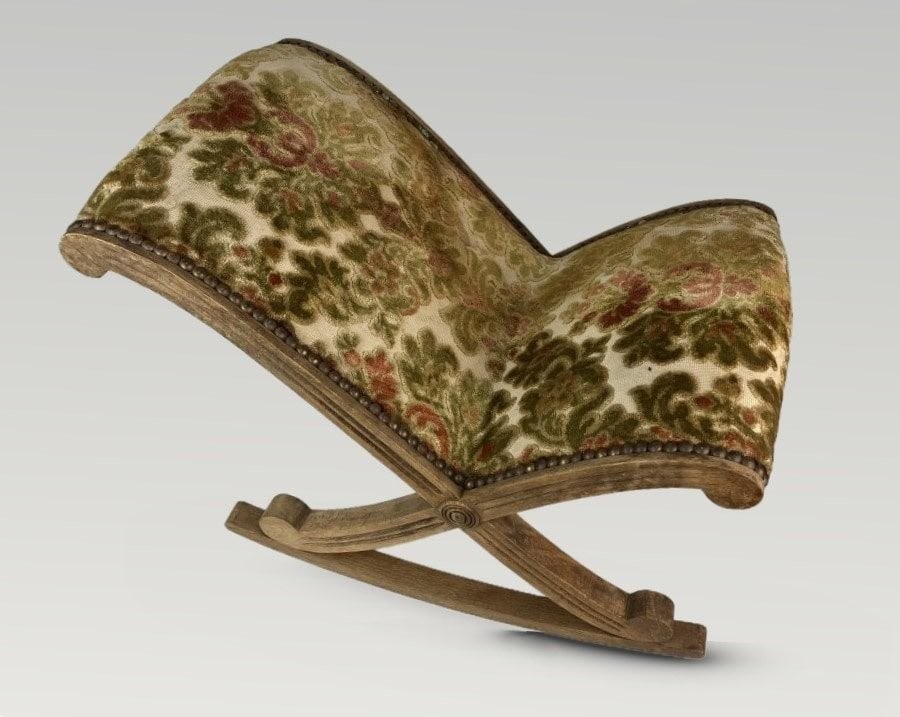Victorian Upholstered Gout Stool - 2
