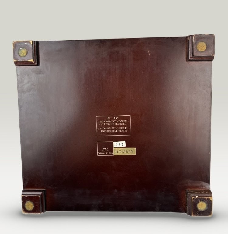 Mahogany Wood Tea Chest - 10