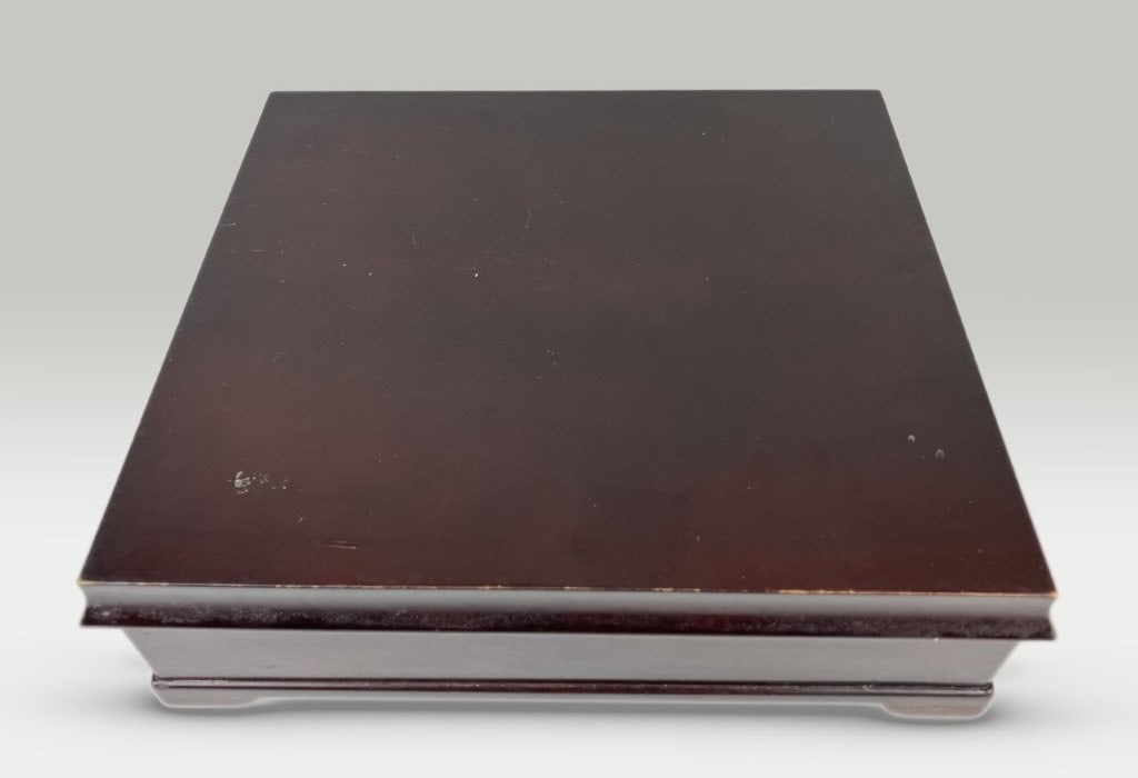 Mahogany Wood Tea Chest - 3