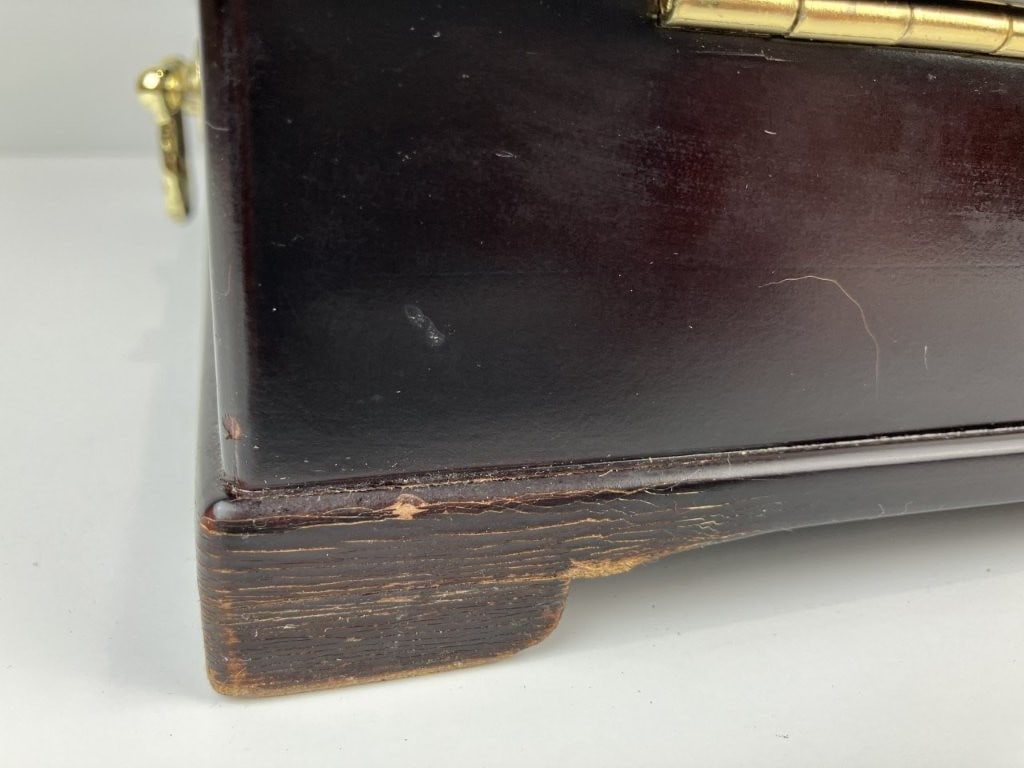 Mahogany Wood Tea Chest - 7