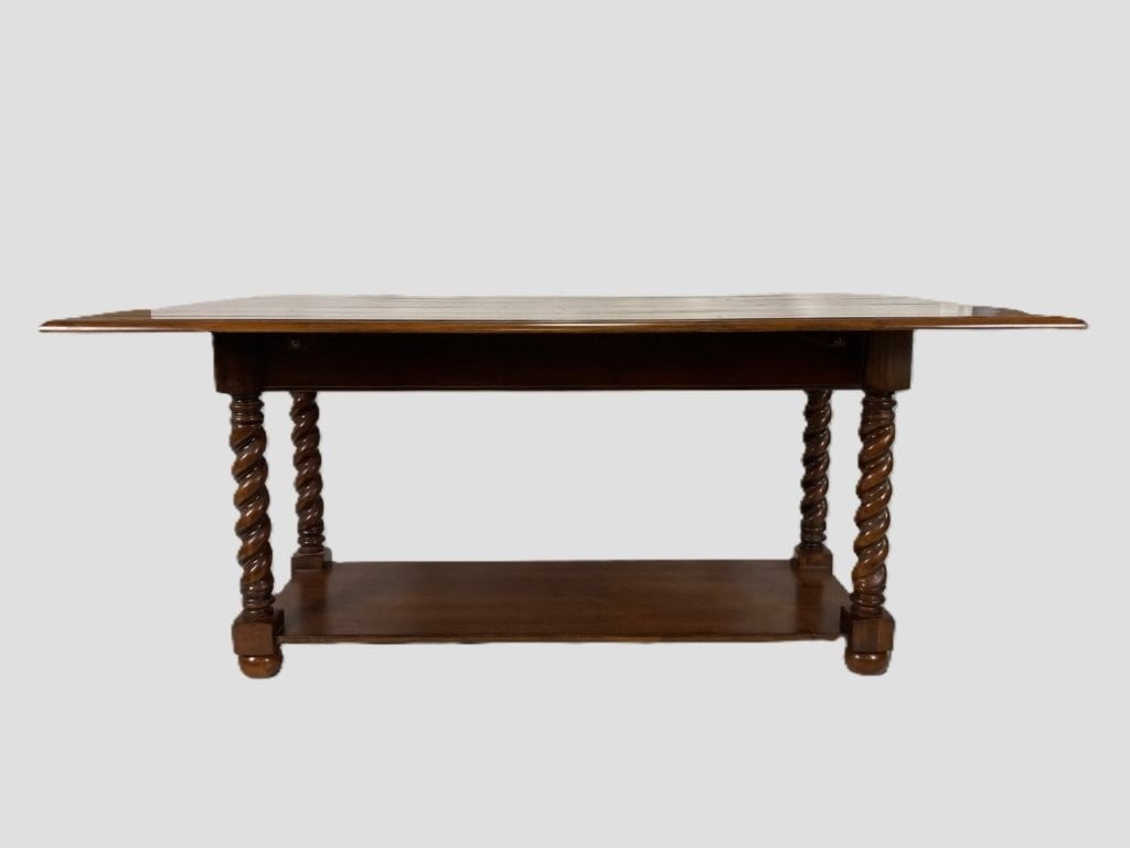 Contemporary Barley Twist Dining Table (1 of 6)