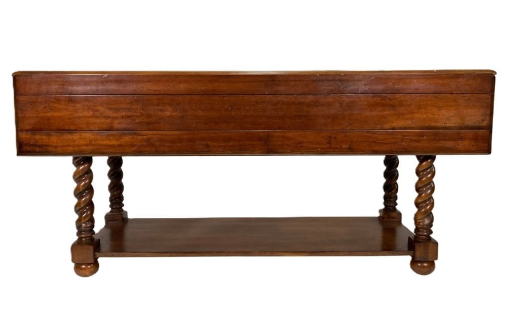 Contemporary Barley Twist Dining Table - 3