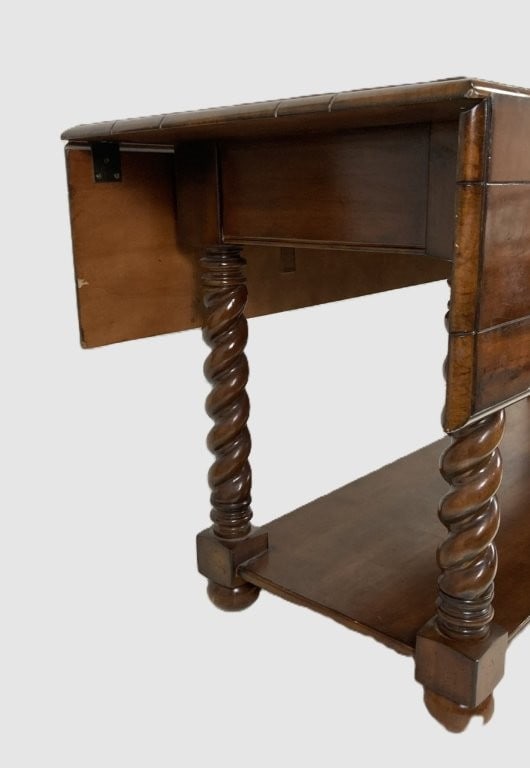 Contemporary Barley Twist Dining Table - 4