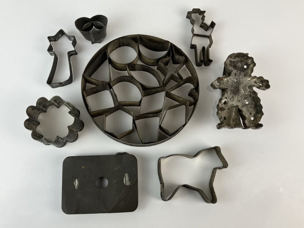 Assortment of Tin Cookie Cutters - 7