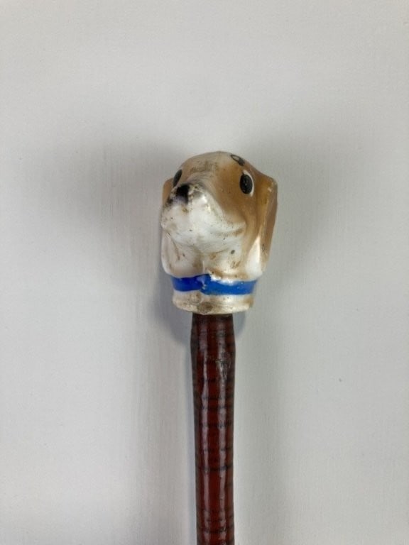 Polychromed Carnival Dog Cane - 3