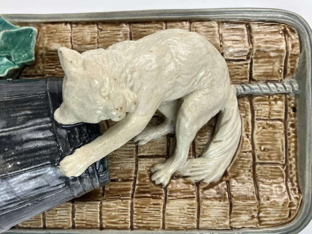 T.C. Brown-Westhead Ceramic Cat Wall Pocket - 2