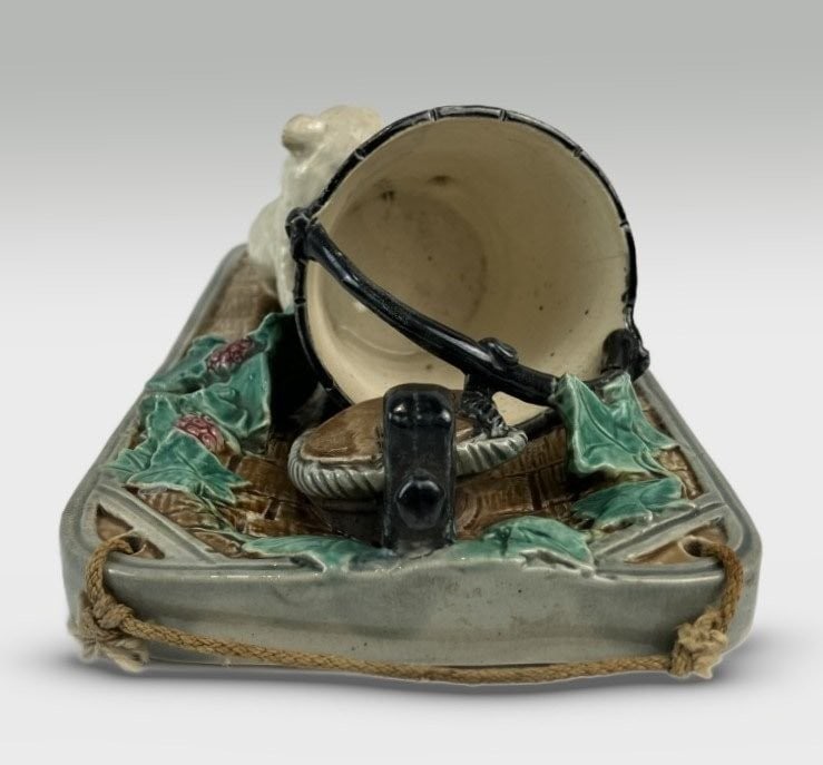 T.C. Brown-Westhead Ceramic Cat Wall Pocket - 4