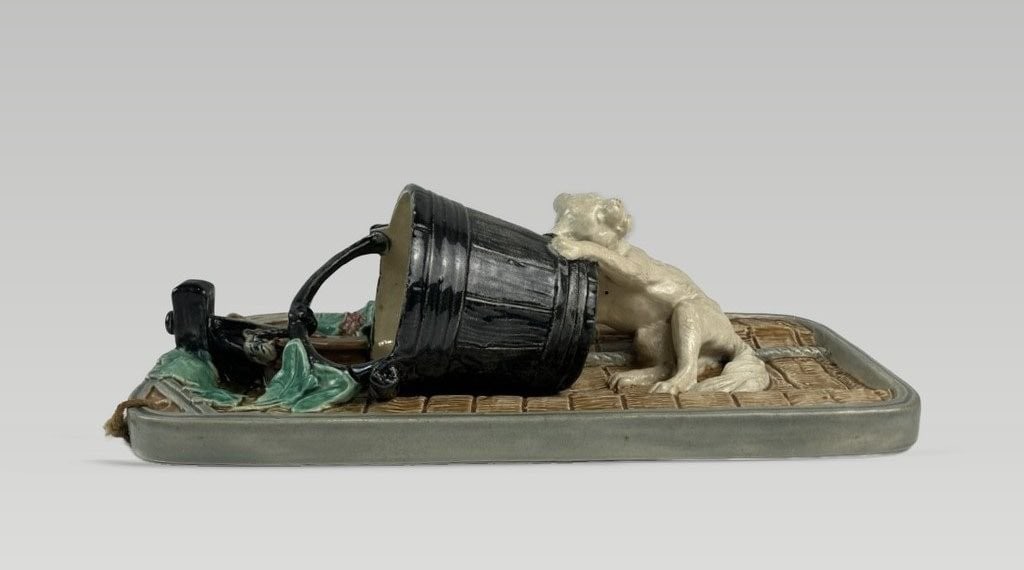 T.C. Brown-Westhead Ceramic Cat Wall Pocket - 5