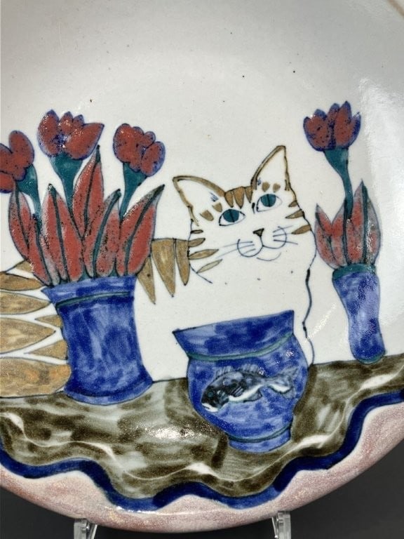 Highland Stoneware Cat Serving Bowl - 2