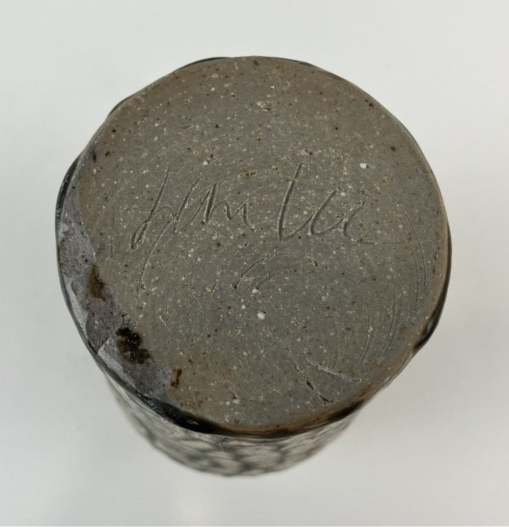 Studio Pottery Drip Glaze Vase - 5