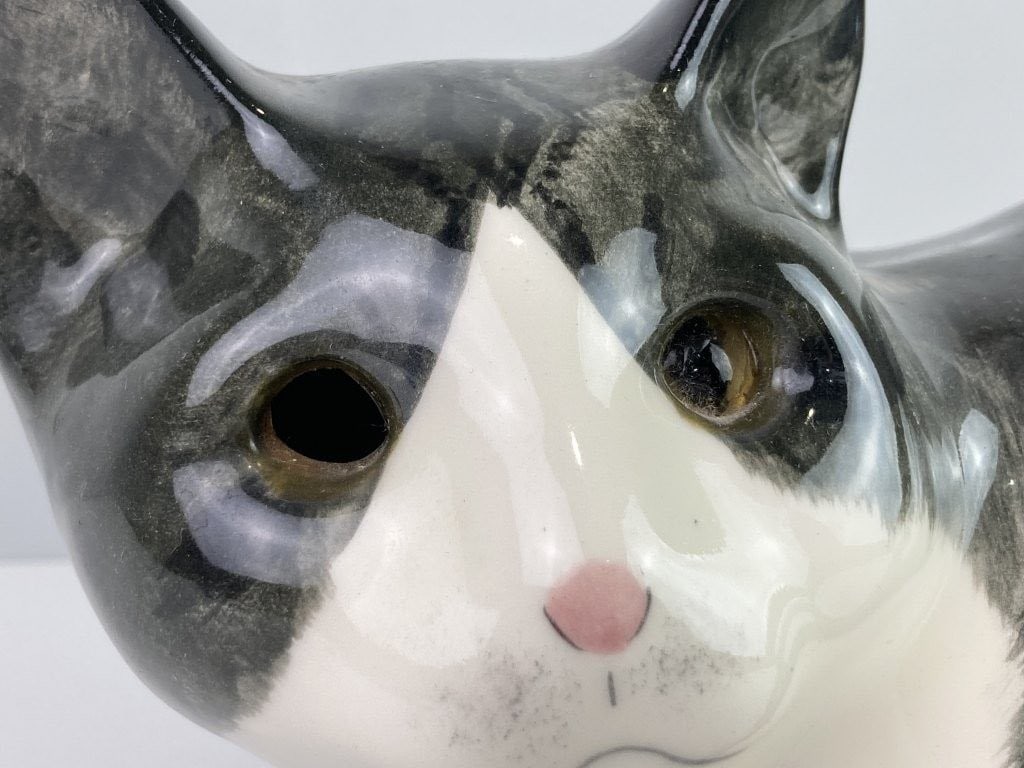 Ceramic Cat Figurine - 2