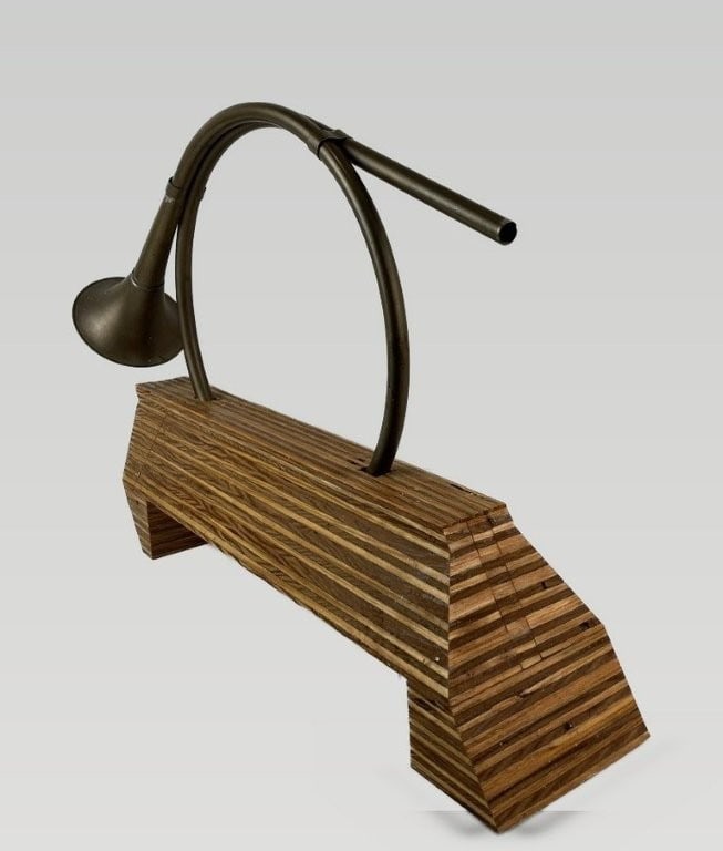 Brass Horn Sculpture - 4