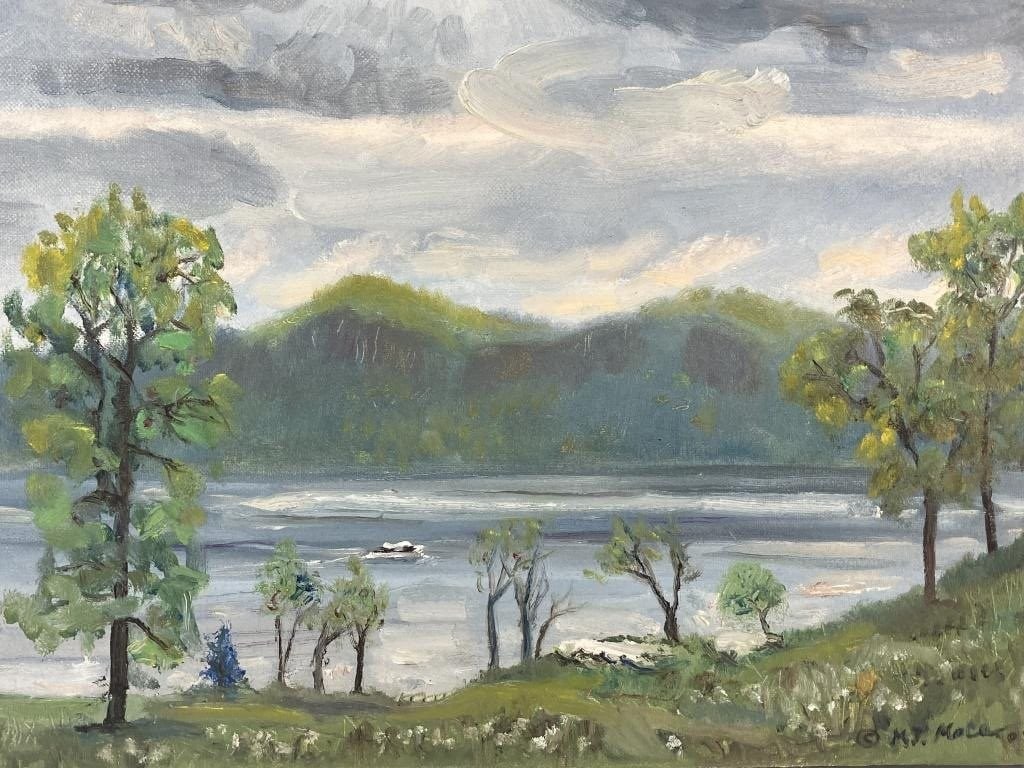 Mark James Mace, Hudson Valley Landscape, Oil Painting - 2