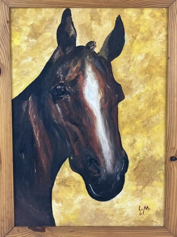 Modernist, Thoroughbred Horse, Oil Painting - 2