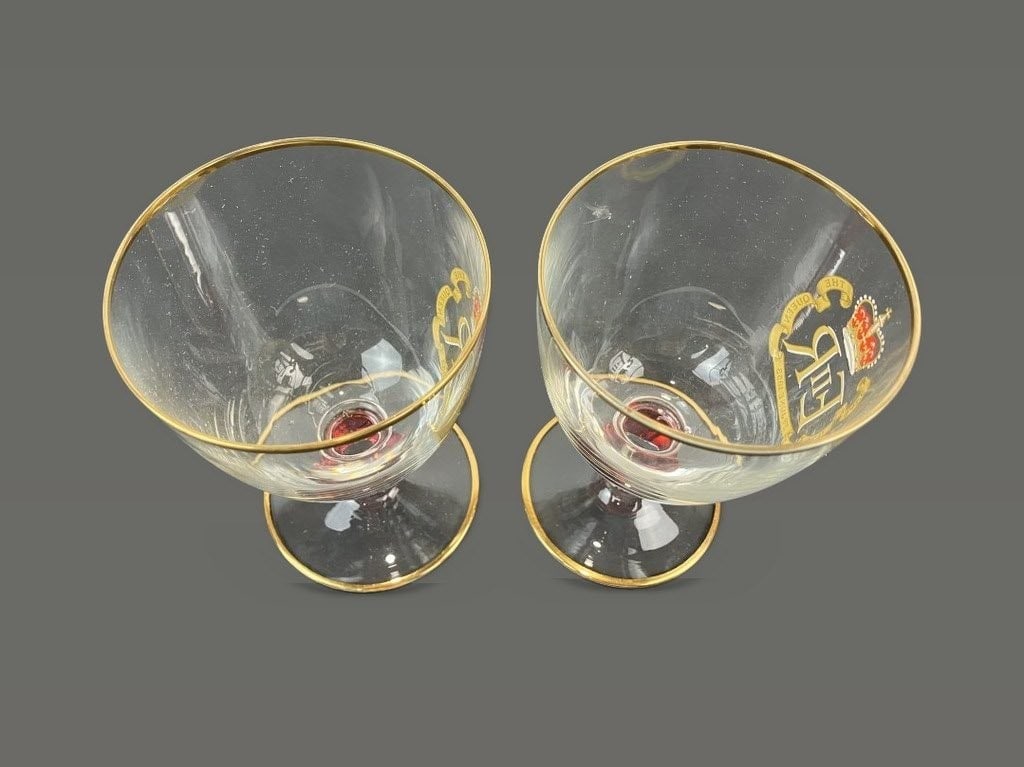 Pair of Queen Elizabeth II Commemorative Coronation Goblets - 7