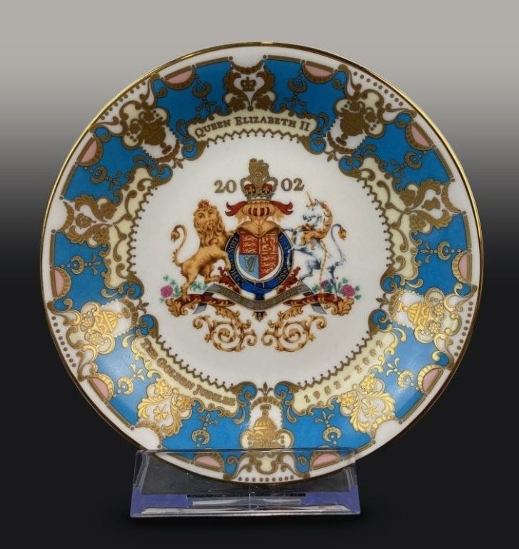 English Monarch Commemorative China Dishes - 2