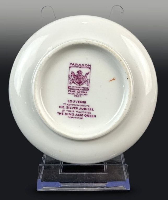 English Monarch Commemorative China Dishes - 7
