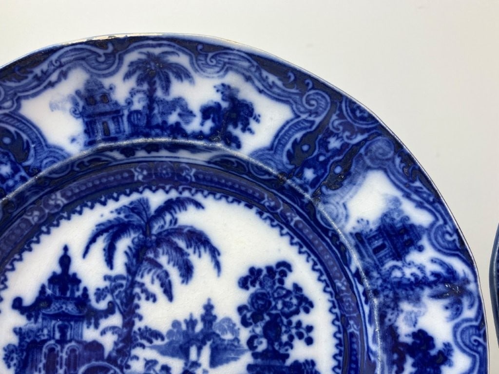 Flow Blue Plates - 7