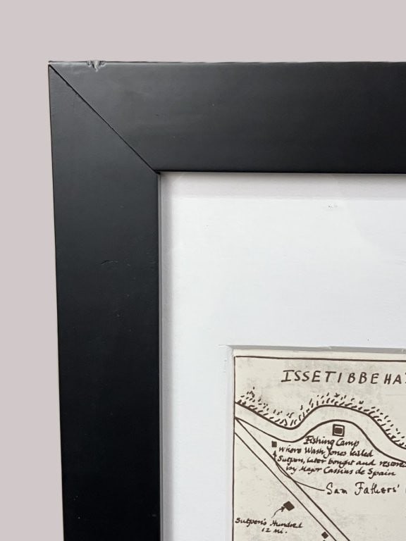William Faulkner Fictional Map of Jefferson, Mississippi - 4