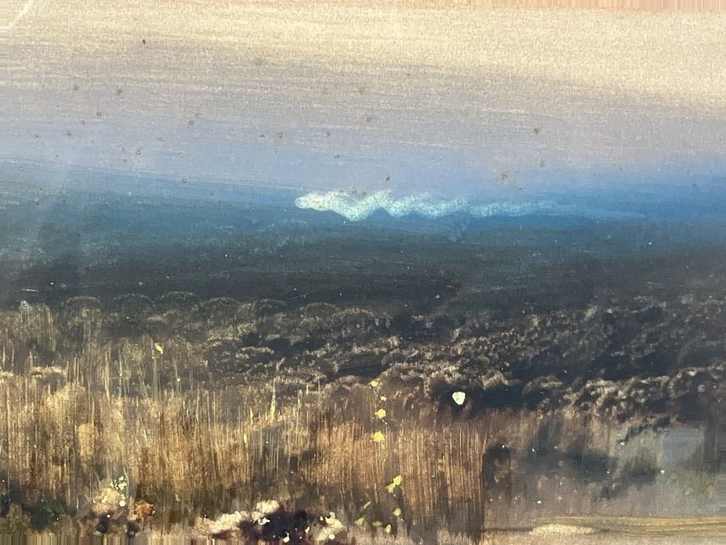John Shapland, Cranmere Pool and Setting Sun, Watercolor Painting - 4