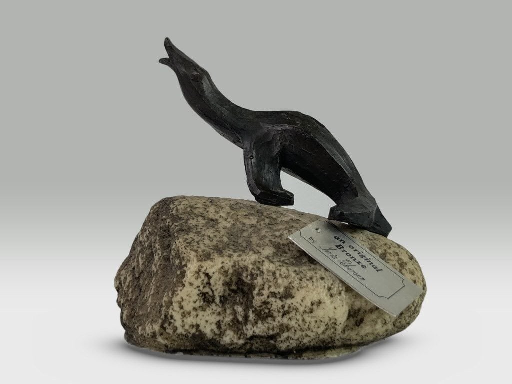 Chris Petersen Bronze Seal Sculpture - 2