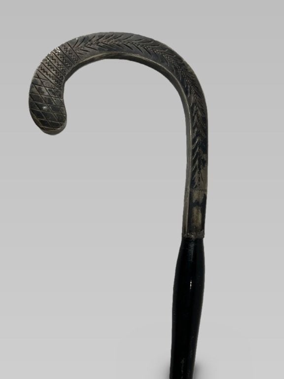 1940s 800 Silver-Handled Umbrella - 7
