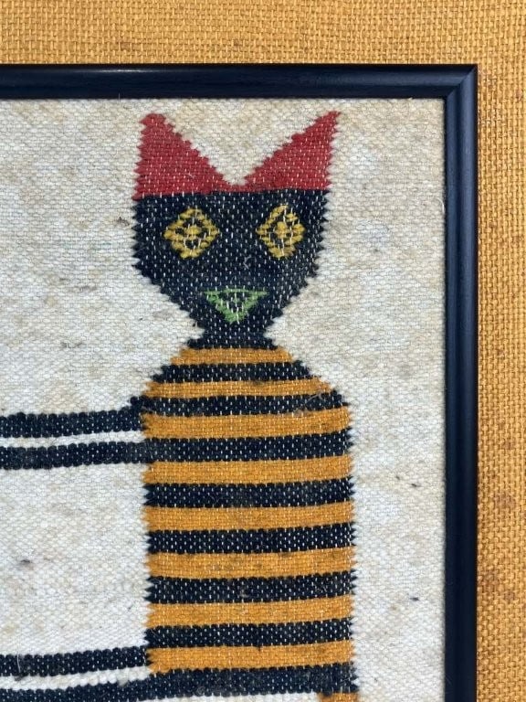 Cat Textile Art - 2