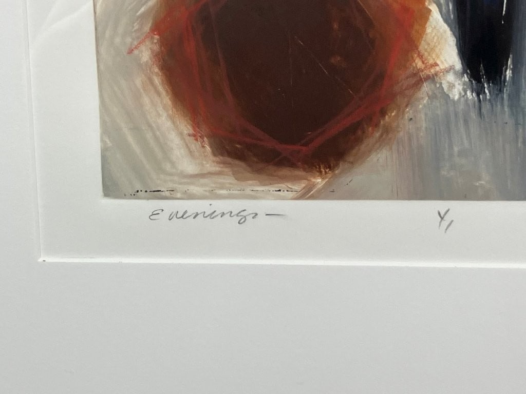 Ann DerGara, Evenings, Monotype Print - 3