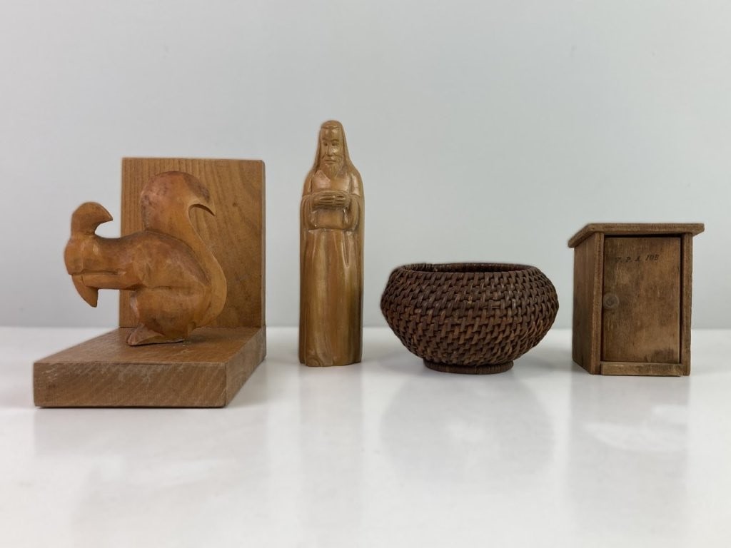 Folk Art Carved Wood Assortment - 2