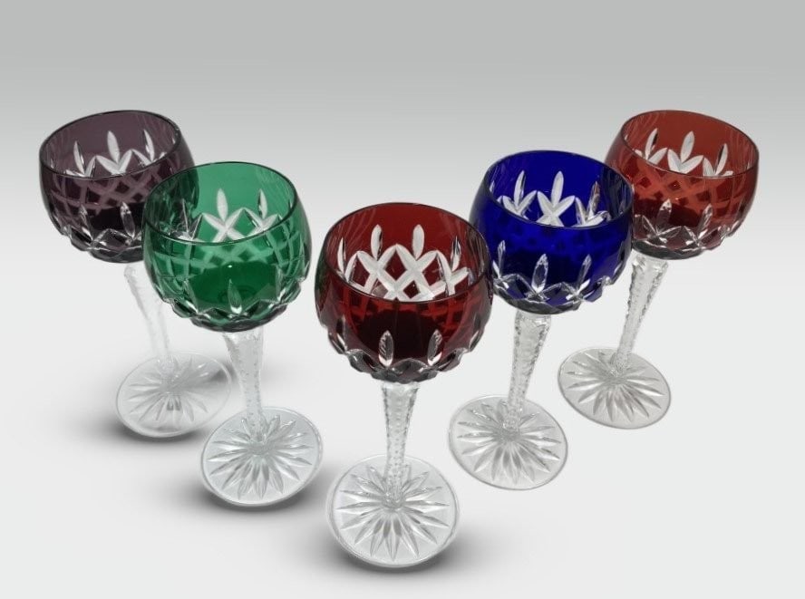 Ajka Crystal Arabella Wine Hock Glasses - 2