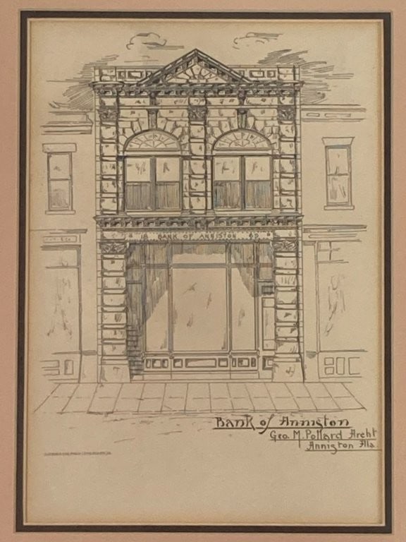 Group of 19th-Century Architectural Bank Lithograph Prints - 6