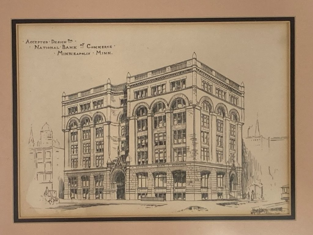 Group of 19th-Century Architectural Bank Lithograph Prints - 8