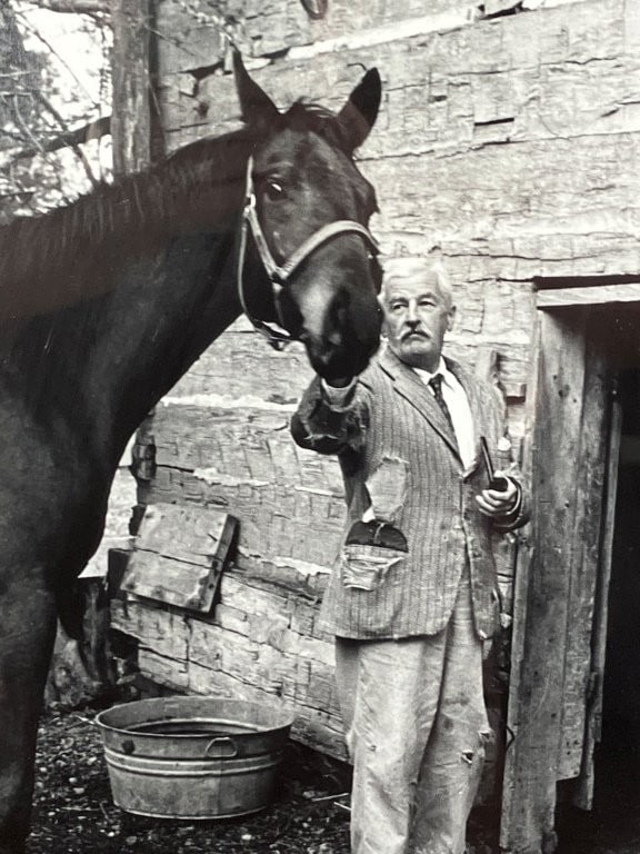 Martin Dain, William Faulkner and His Horse, Photographic Print - 2