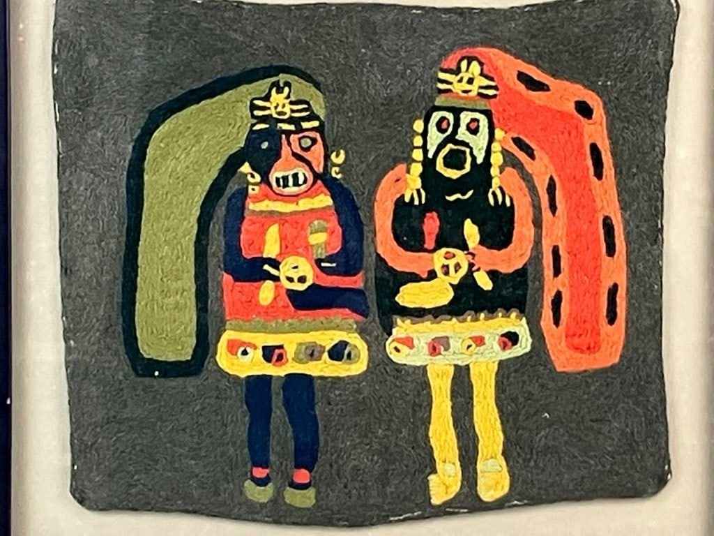 Peruvian Folk Art Textile Panel - 2