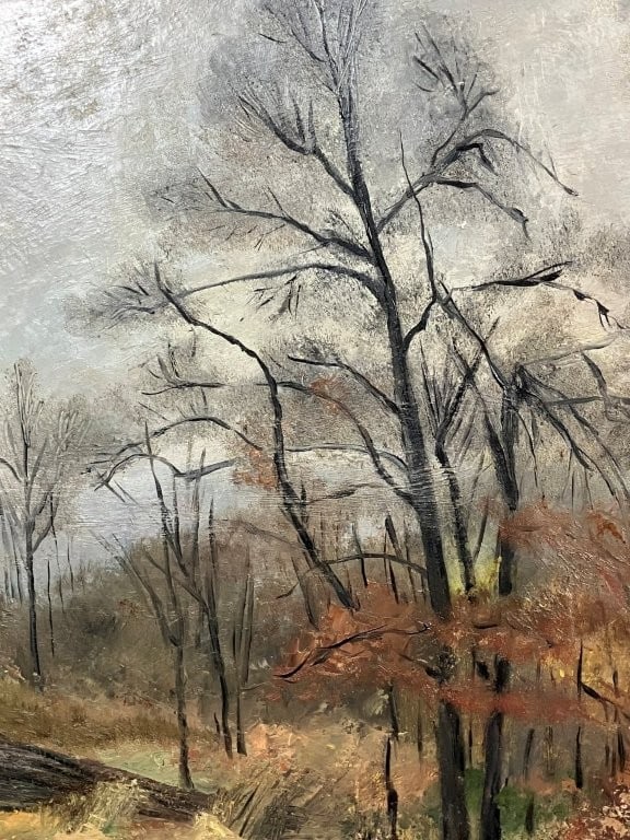 Mid-Century, Country Landscape, Oil Painting - 2
