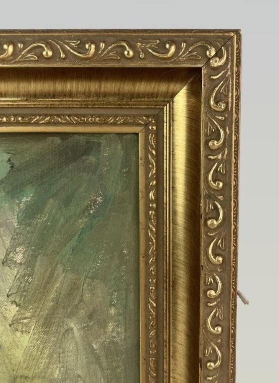 Mid-Century Modern, Figure of a Woman, Oil Painting - 5
