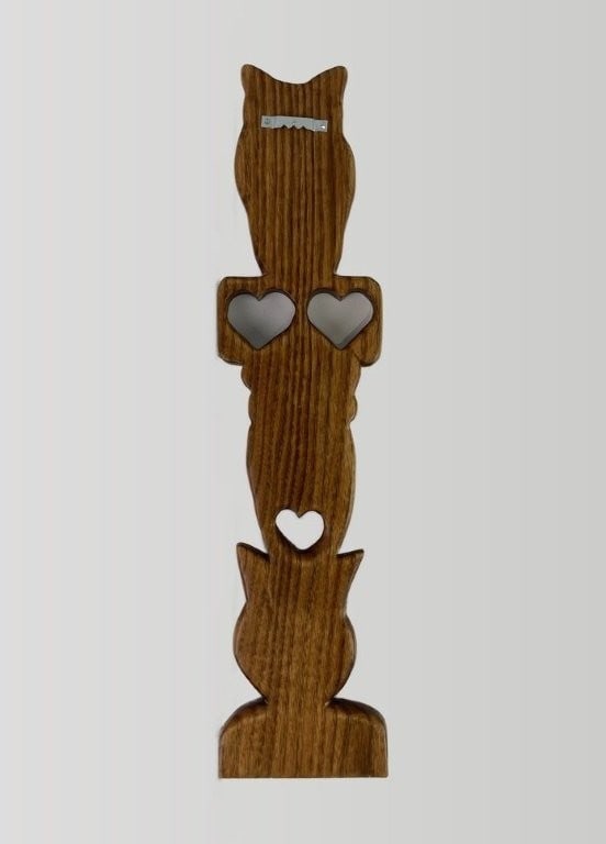 Folk Art Owl Carvings - 6