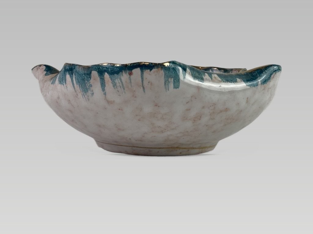 Italian Hand-Painted Flower Dish - 4