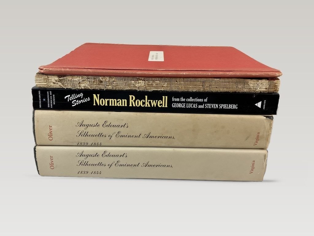 Assortment of Art and Historical Reference Volumes Including Auguste Edouart - 2
