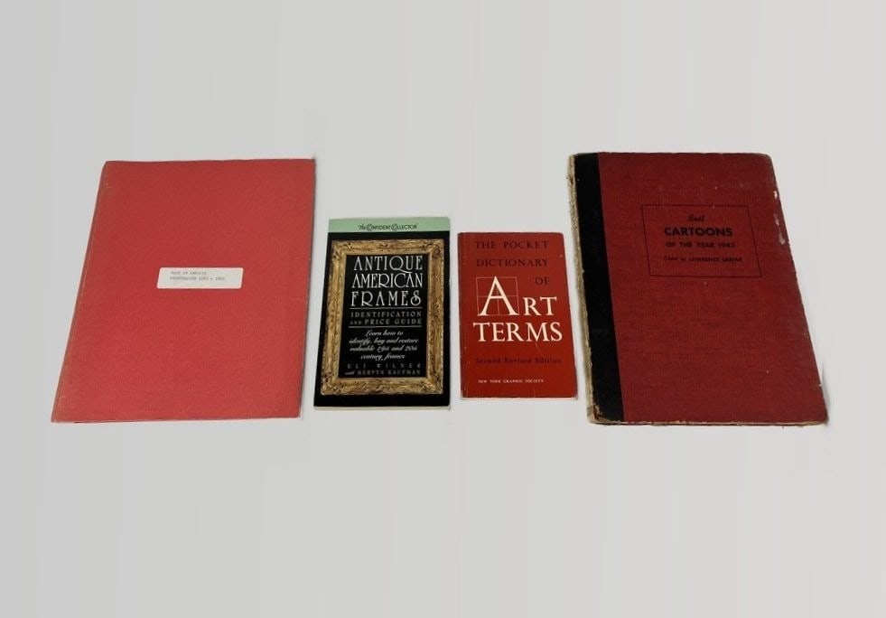 Assortment of Art and Historical Reference Volumes Including Auguste Edouart - 7