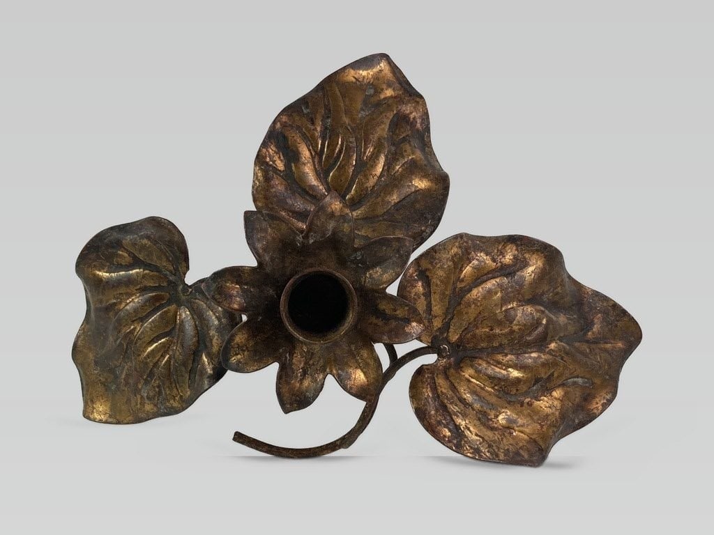 Copper Gilt Candle Holder - 2