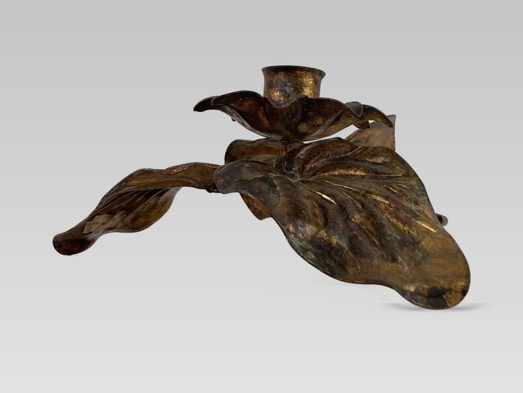 Copper Gilt Candle Holder - 3
