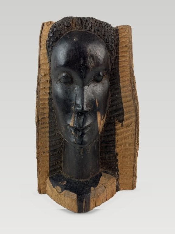 East African Ebony Wood Bust - 2