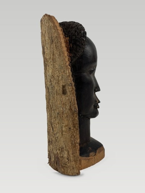 East African Ebony Wood Bust - 5
