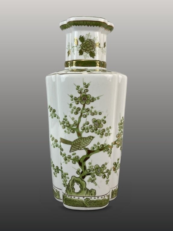 Andrea by Sadek Hand-Painted Porcelain Vase - 2