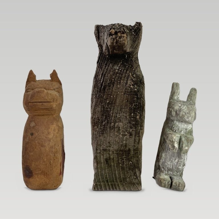 Primitive Carved Animal Figures - 2