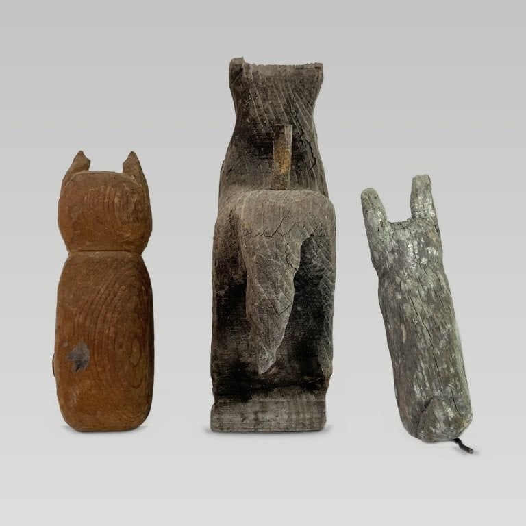 Primitive Carved Animal Figures - 4