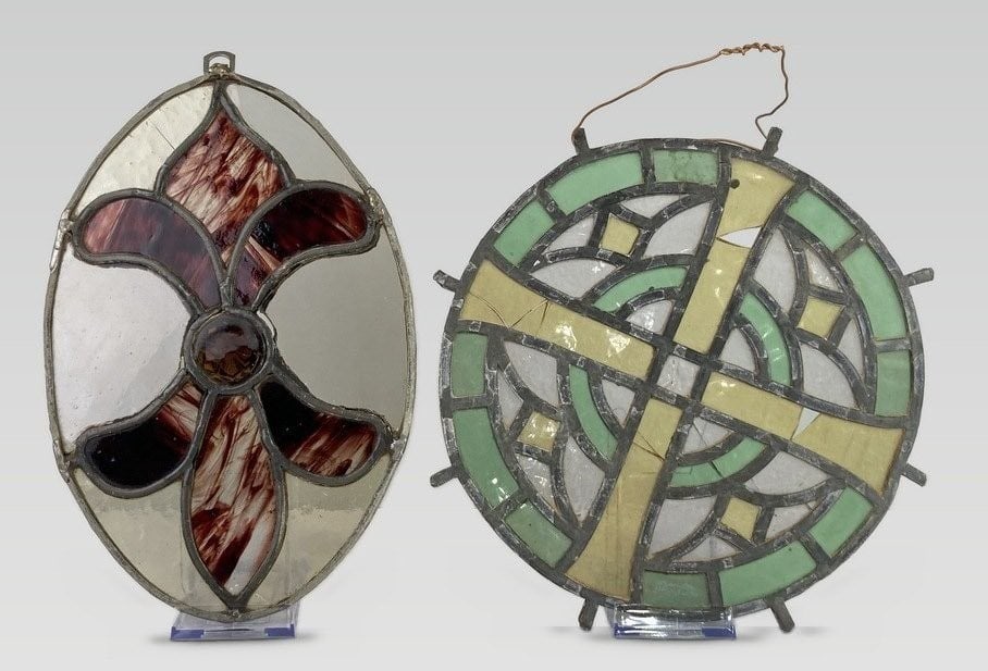 19th-Century Stained Glass Window Panels - 5